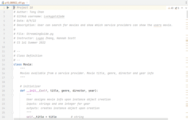 Program to check which movies are playing on which cable channels